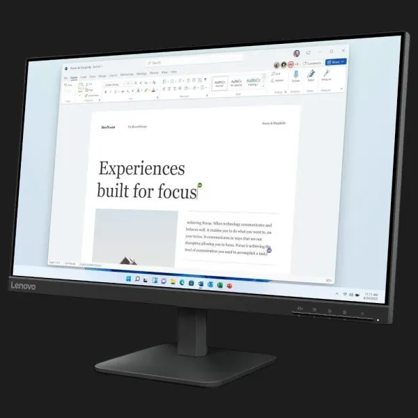 Монітор Lenovo 23.8" L24-4e IPS 100Hz 68C2KAC1UA (UA)