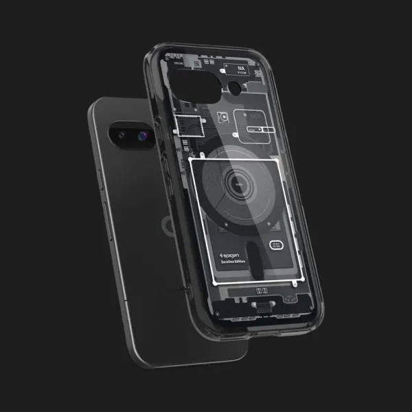 Чохол Spigen Ultra Hybrid MagSafe для Google Pixel 9а (Zero One Black)