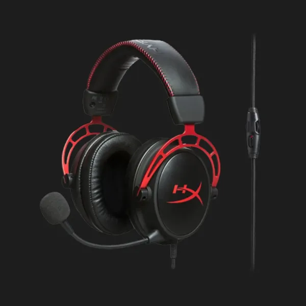 Ігрова гарнітура HyperX Cloud Alpha mini-jack/dual 3.5мм, 1.2м/2м (Black/Red) (EU)