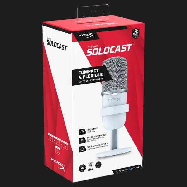 Мікрофон HyperX SoloCast (White) (EU)