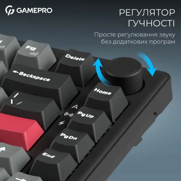 Клавіатура GamePro Asgard Yord (MK266BK) (Black) (UA)