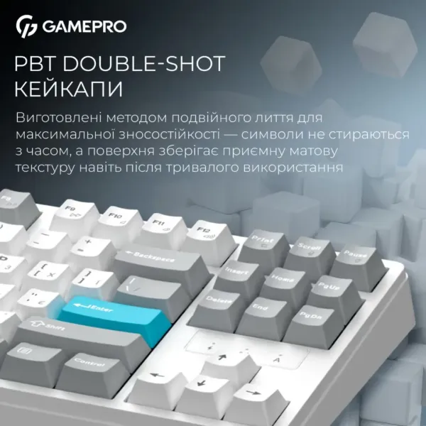 Клавіатура GamePro Asgard Ragnar (MK285WH) (White) (UA)
