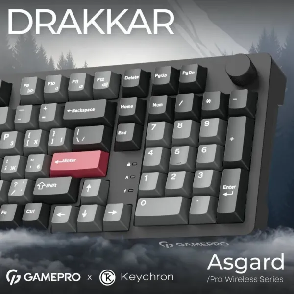 Клавіатура GamePro Asgard Drakkar (MK305BK) (Black) (UA)