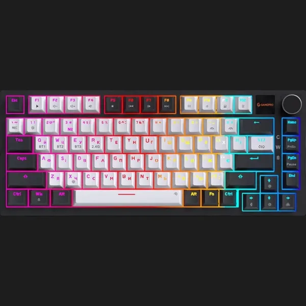 Клавіатура GamePro Asgard Valhalla Pro 75% Rainy switches (White) (UA)