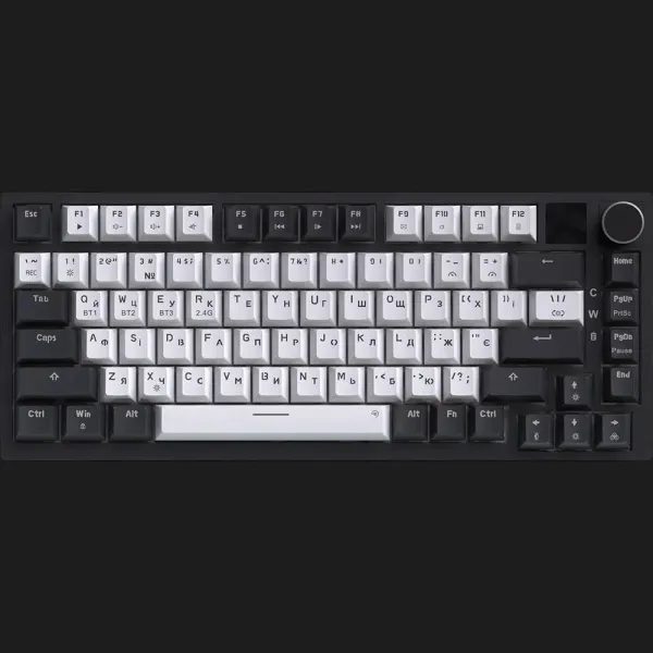Клавіатура GamePro Asgard Valhalla Pro 75% Rainy switches (White) (UA)