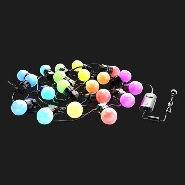 Гірлянда Smart LED Twinkly Festoon RGB 20 G45 IP44 10м