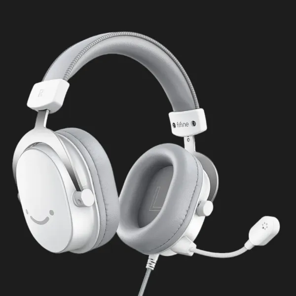 Ігрова гарнітура Fifine RGB H6W (White) (UA)
