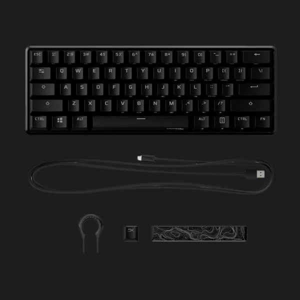 Клавіатура HyperX Alloy Origins 60 (HX red linear) (Black)