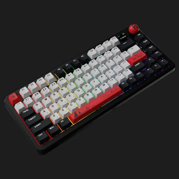 Клавіатура ігрова Ajazz AK820 MAX Avocado Switch (Black) (AK820MAX-AS-BG) (UA)