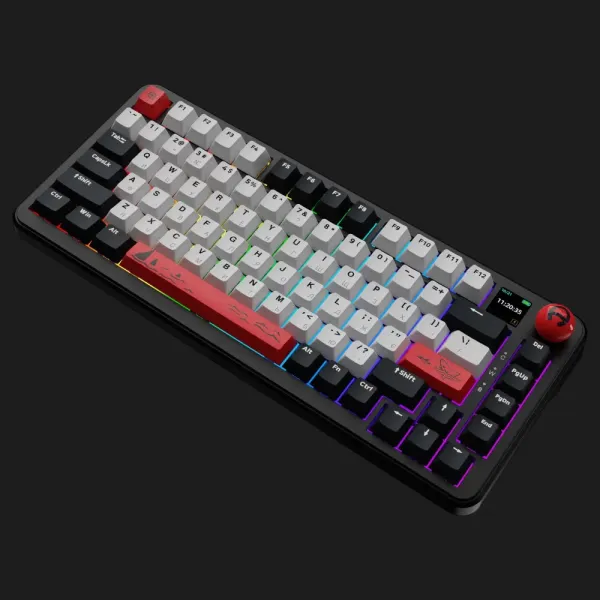 Клавіатура ігрова Ajazz AK820 MAX Avocado Switch (Black) (AK820MAX-AS-BG) (UA)