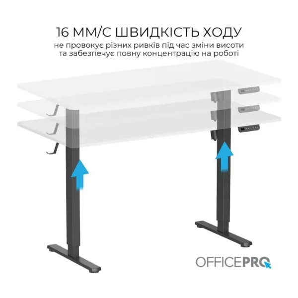 Комп'ютерний стіл OfficePro ODE1470WB (White/Black)