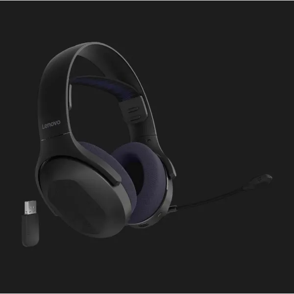 Гарнітура Lenovo Legion H410 Wireless Gaming Headset (GXD1R34013) (Black/Violet) (UA)
