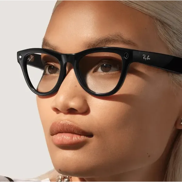 Смарт-окуляри Ray-Ban Meta Skyler (Shiny Black /Clear) (RW4010 601/SB 52-20) (M)