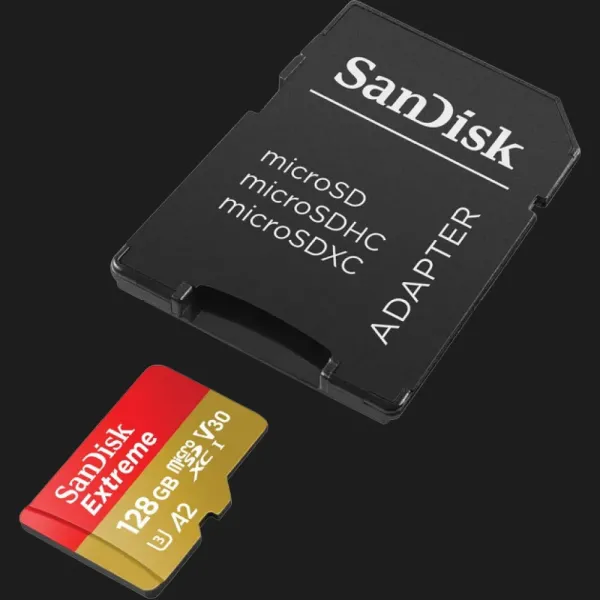 Карта пам'яті SanDisk microSDXC Extreme For Action Cams and Drones A2 128Gb