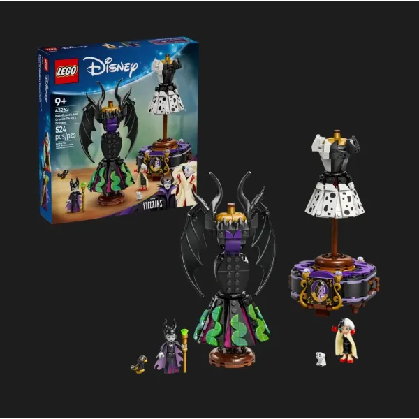 Конструктор LEGO Disney Сукні Малефісенти та Лютелли де Віль (43262)
