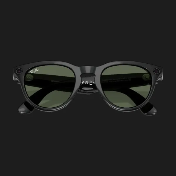 Смарт-окуляри Ray-Ban Meta Headliner (Gen 2) Low Bridge Fit (Shiny Black/G-15 Green) (RW4013F 601/71 51-23) (M)