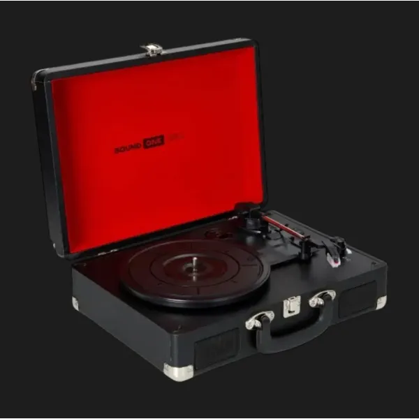 Програвач вінілу Sound One Pop (Black\Red)