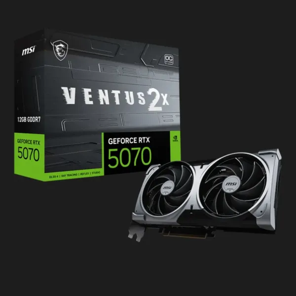 Відеокарта MSI GeForce RTX 5070 Ventus 2X OC 12GB (GeForce RTX 5070 12G VENTUS 2X OC)