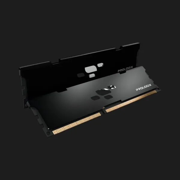Оперативна памʼять Prologix Black DDR5 32GB 2x16GB 6000MHz (PRO32GB6000B5K)
