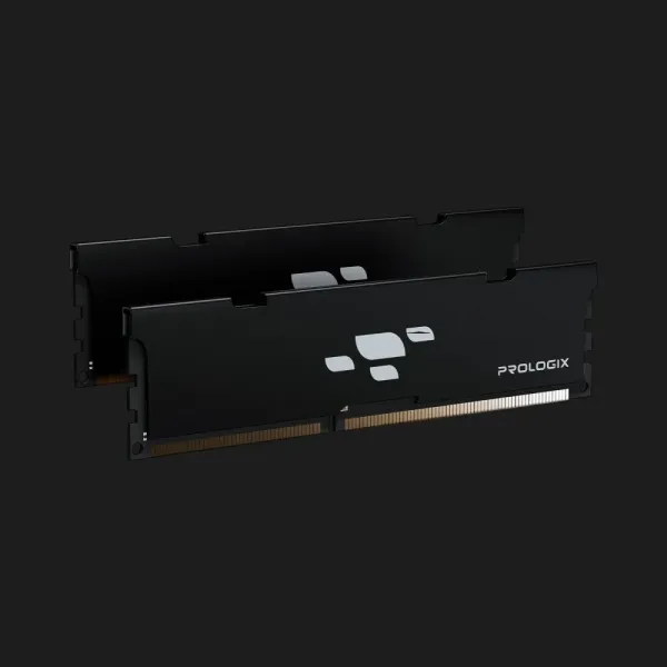 Оперативна памʼять Prologix Black DDR5 32GB 2x16GB 5600MHz (PRO32GB5600B5K)