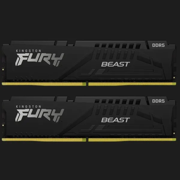 Оперативна памʼять Kingston Fury Beast DDR4 32GB 2x16GB 3200MHz (KF432C16BB1K2/32WP)