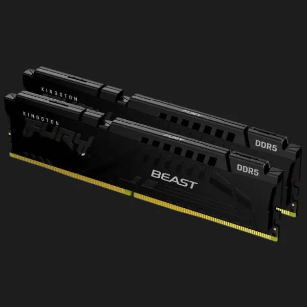 Оперативна памʼять Kingston Fury Beast DDR4 32GB 2x16GB 3200MHz (KF432C16BB1K2/32WP)