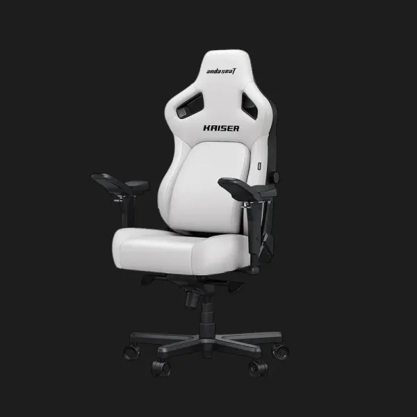Крісло ігрове Anda Seat Kaiser 4 V2 XL PVC (White) (UA)