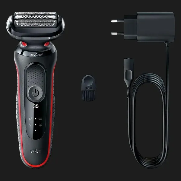 Електрична бритва BRAUN Series 5 Wet&Dry (51-R1000s) (Black/Red)