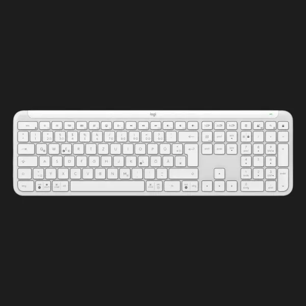 Клавiатура бездротова Logitech Signature Slim K950 USB (Off-White) (UA)