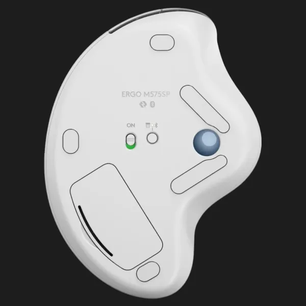 Миша бездротова Logitech Ergo M575S (White) (UA)