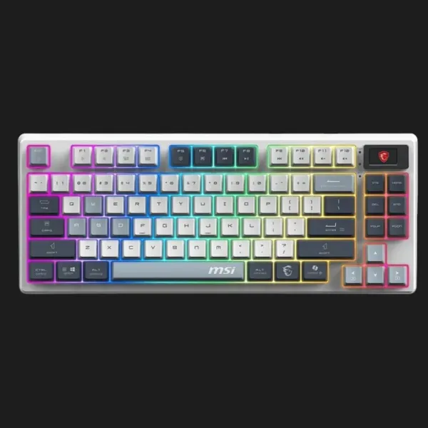 Клавіатура MSI FORGE GK600 TKL Wireless SKY (White) (UA)