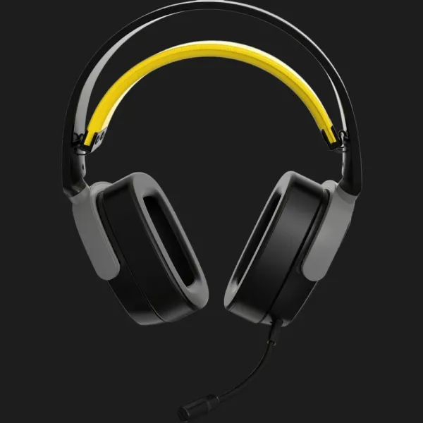 Гарнітура Ajazz AHM09 MAX (Black/Gray/Yellow) (UA)