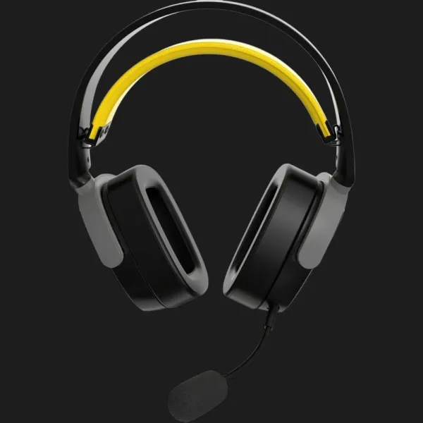 Гарнітура Ajazz AHM09 MAX (Black/Gray/Yellow) (UA)