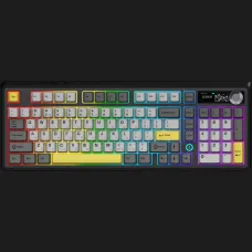 Клавіатура Ajazz AK980 V2 Gift Switch V2 (Black/Gray/Yellow) (UA)