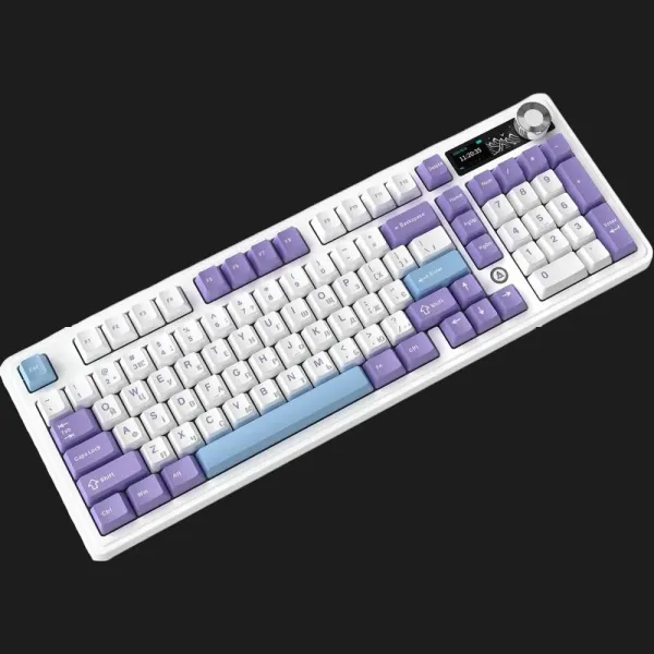 Клавіатура Ajazz AK980 V2 Gift Switch V2 (Purple/White/Blue) (UA)