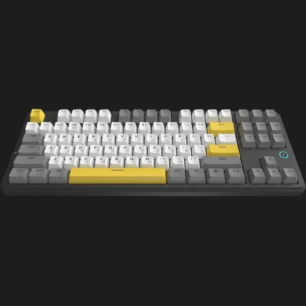 Клавіатура Ajazz AK870 V2 Flying Fish Switches (Black/Gray/Yellow) (UA)