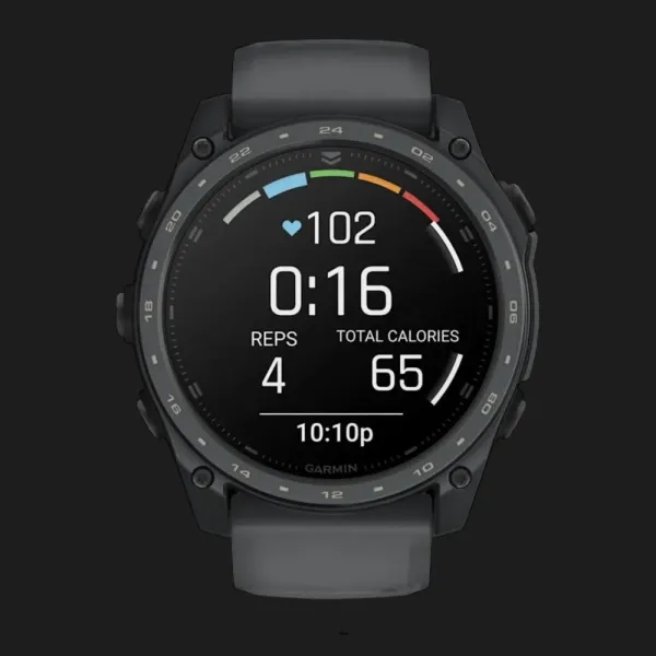 Garmin Tactix 8 51mm AMOLED Slate Gray Cerakote Coating Applied Ballistics Ultralight Solver