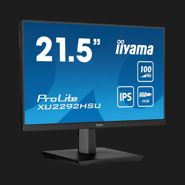 Монітор iiyama 21.5" ProLite IPS 100Hz XU2292HSU-B6 (UA)