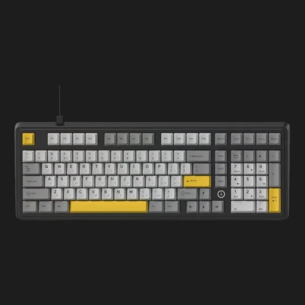 Клавіатура Ajazz AK980 MAX Magnetic Switch (Black/Gray/Yellow) (UA)