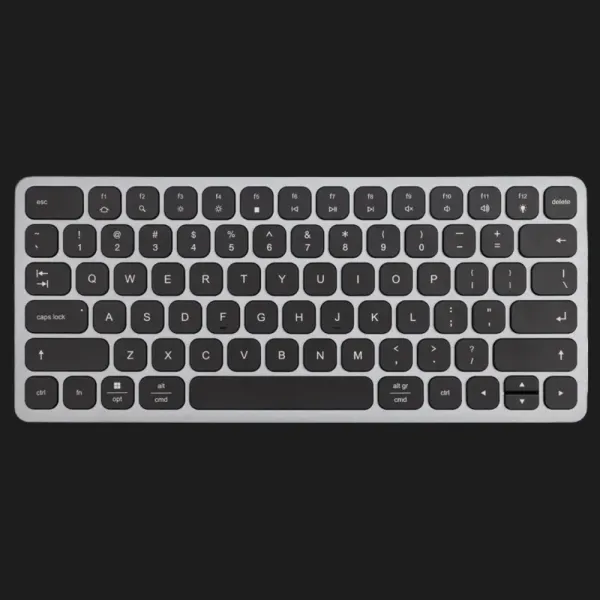 Клавіатура AXAGON HMC-KB 9 in 1 Layout USB (Silver/Black) (UA)