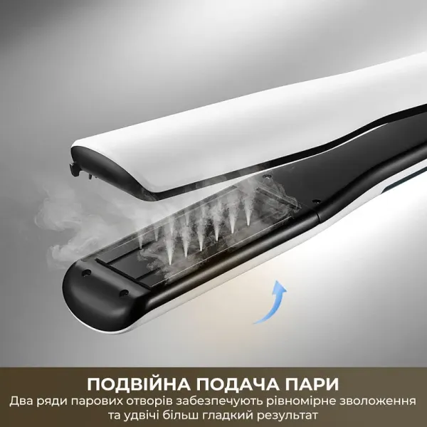 Випрямляч паровий Dreame AuraSteam Straight (White)