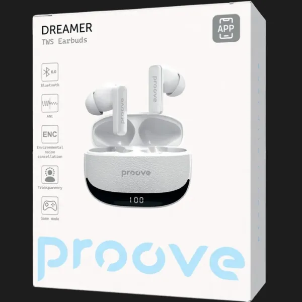 Навушники Proove Dreamer TWS with ANC (White)