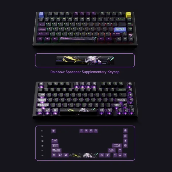 Ігрова клавіатура ATK RS7 eSports Hall Effect ENG (Black) (UA)