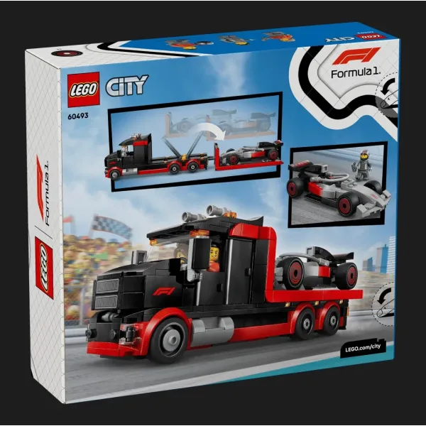 Конструктор LEGO City Вантажівка для демонстрації F1 із перегоновим автомобілем Audi F1 (60493)