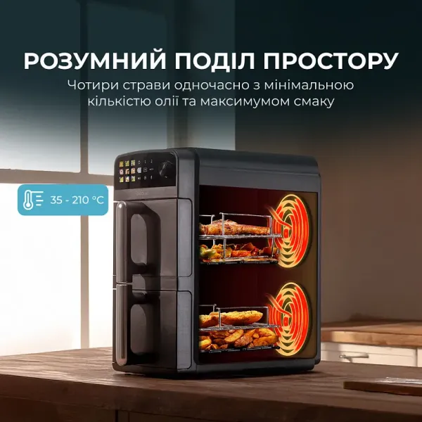 Мультипіч Cecotec Cecofry DuoLevel (Black)
