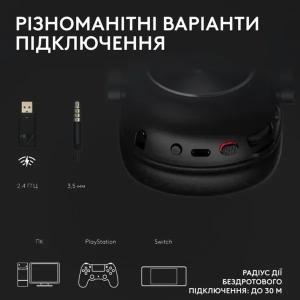Ігрові навушники Logitech G Pro X2 Wireless LightSpeed (Magenta) (EU)