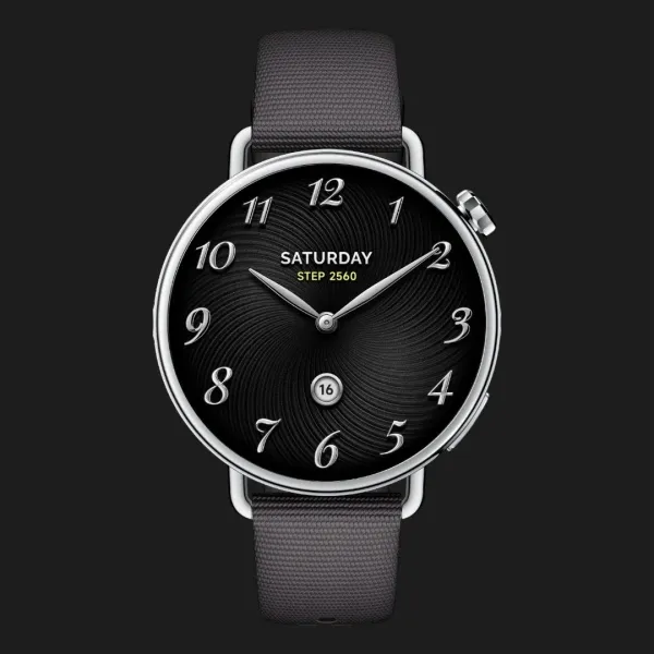 Xiaomi Watch S4 41mm Black Fluororubber Strap (BHR07VRGL)