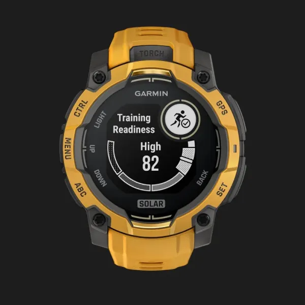 Garmin Instinct 3 45mm Solar Sunburst with Sunburst/Gray Band