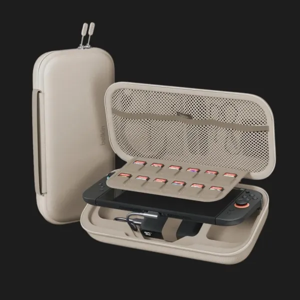 Чохол Belkin із акумулятором 10000мА для Nintendo Switch 2 (Sand)