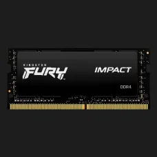 Оперативна памʼять Kingston Fury Impact SO-DIMM DDR4 16GB 1x16GB 3200MHz (KF432S20IB/16)